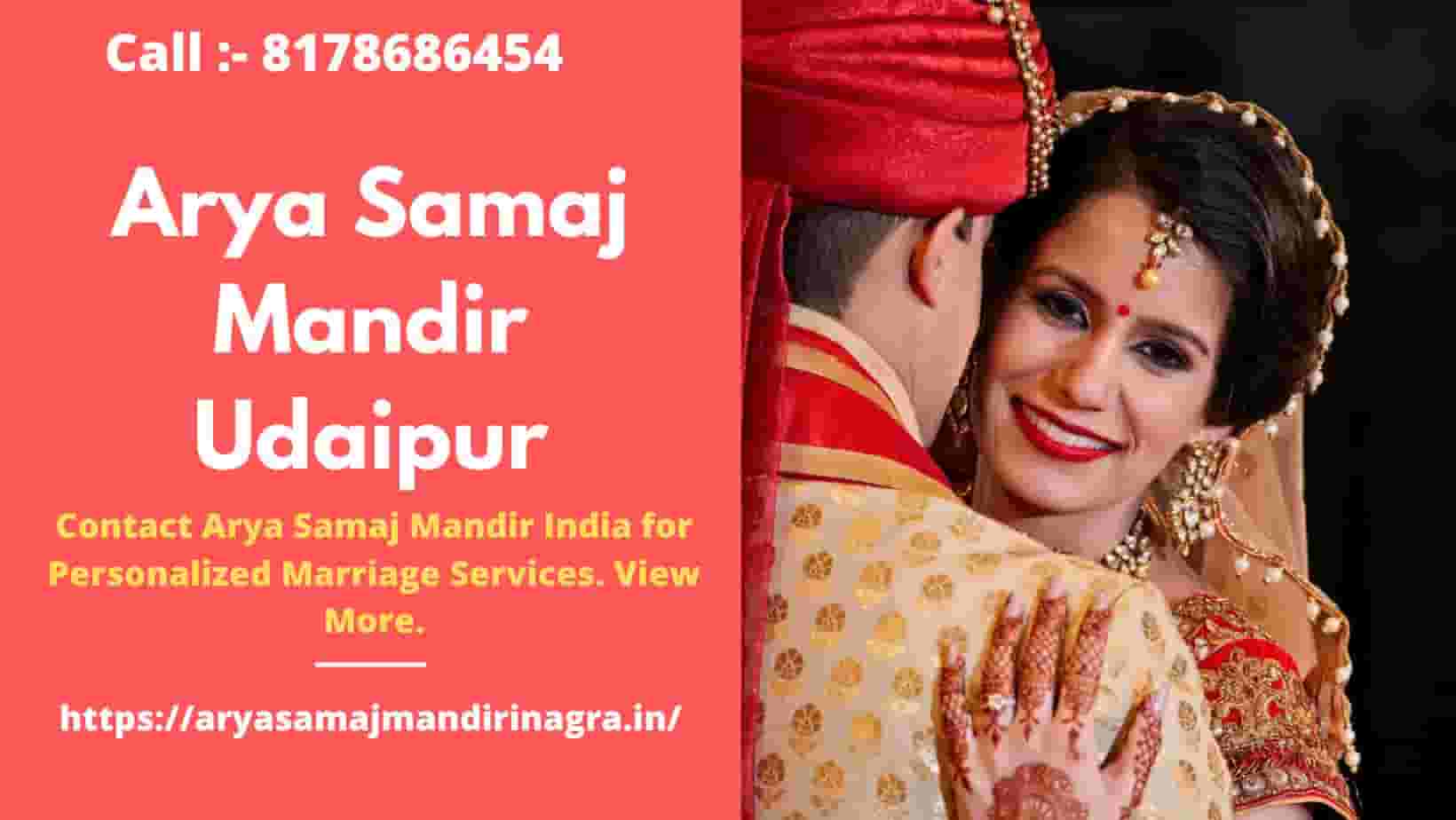 Arya Samaj Mandir Udaipur - Call 8178686454 - Arya Samaj